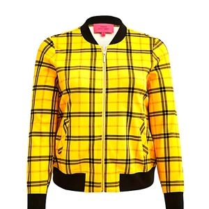 Betsy Johnson Torrid Plaid Bomber Jacket
